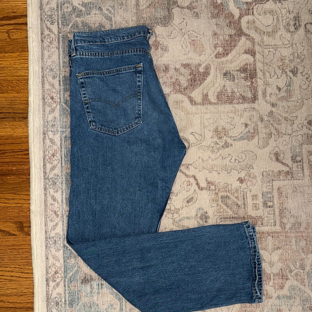 Levis 505 Vintage Men's Blue Straight-Leg Jeans 33 / 30